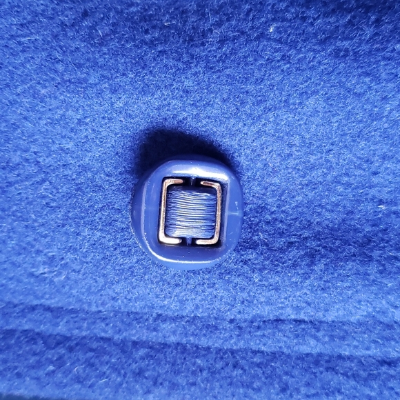 GUC Fashionbilt Long Cobalt Blue 100% Wool Coat, Size S. - Picture 5 of 11